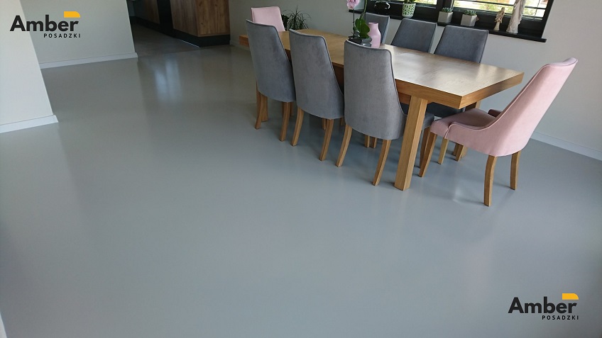 Beton architektoniczny w nowoczesnym salonie